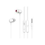 SYSKA HE910 Headphone with TPE Anti-Tangle Material,Noise Cancellation- White